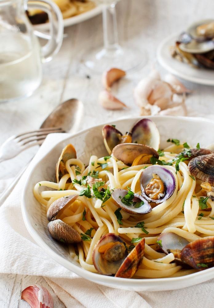 Palazzo Doglio Hotel Cagliari Eksteriør billede Spaghetti vongole